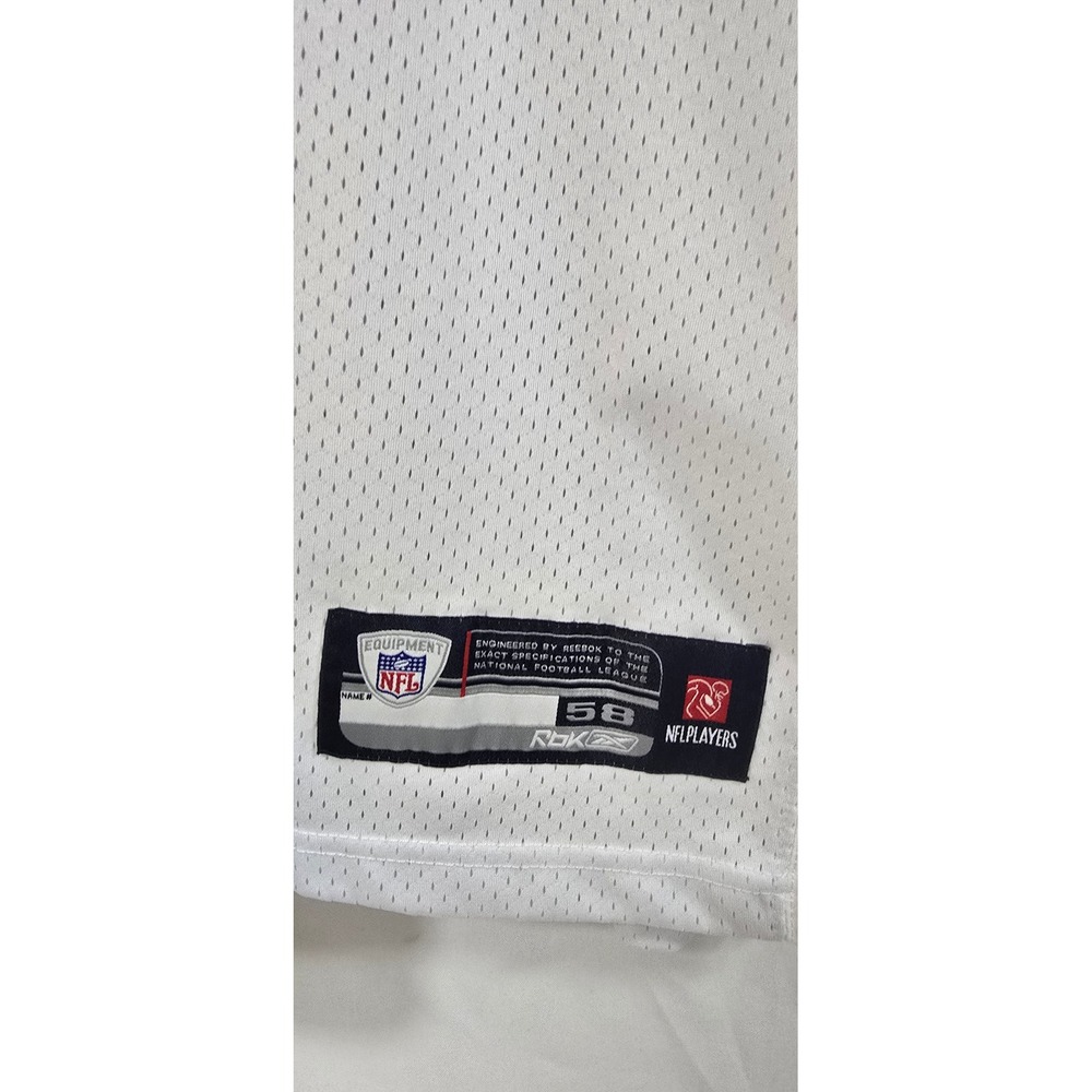 Reebok NFL men 58 NY Giants Justin Tuck #91 football white jersey sport - Picture 3 of 8